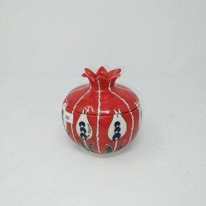 TURKISH CERAMIC POMEGRANATE VASE/DIFFUSER RED